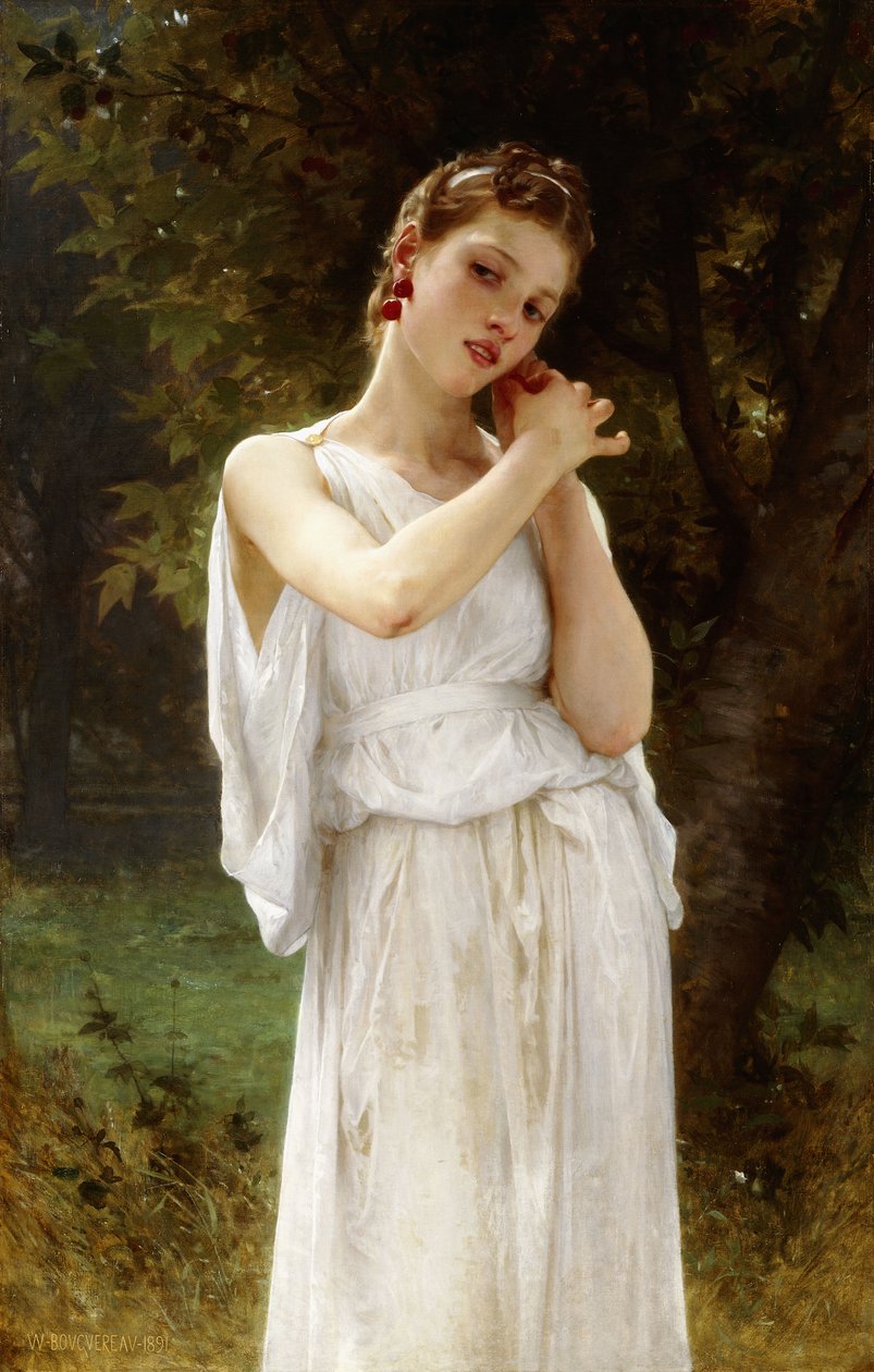 Pendientes, 1891 de William Adolphe Bouguereau