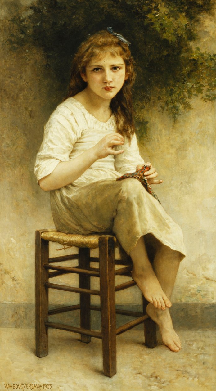 Pensamientos Ociosos de William Adolphe Bouguereau
