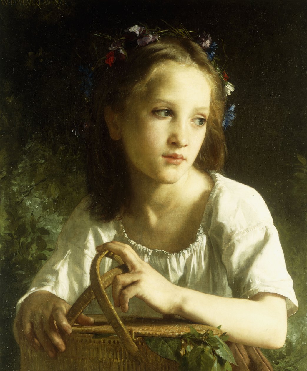 La pequeña Ofelia, 1875 de William Adolphe Bouguereau