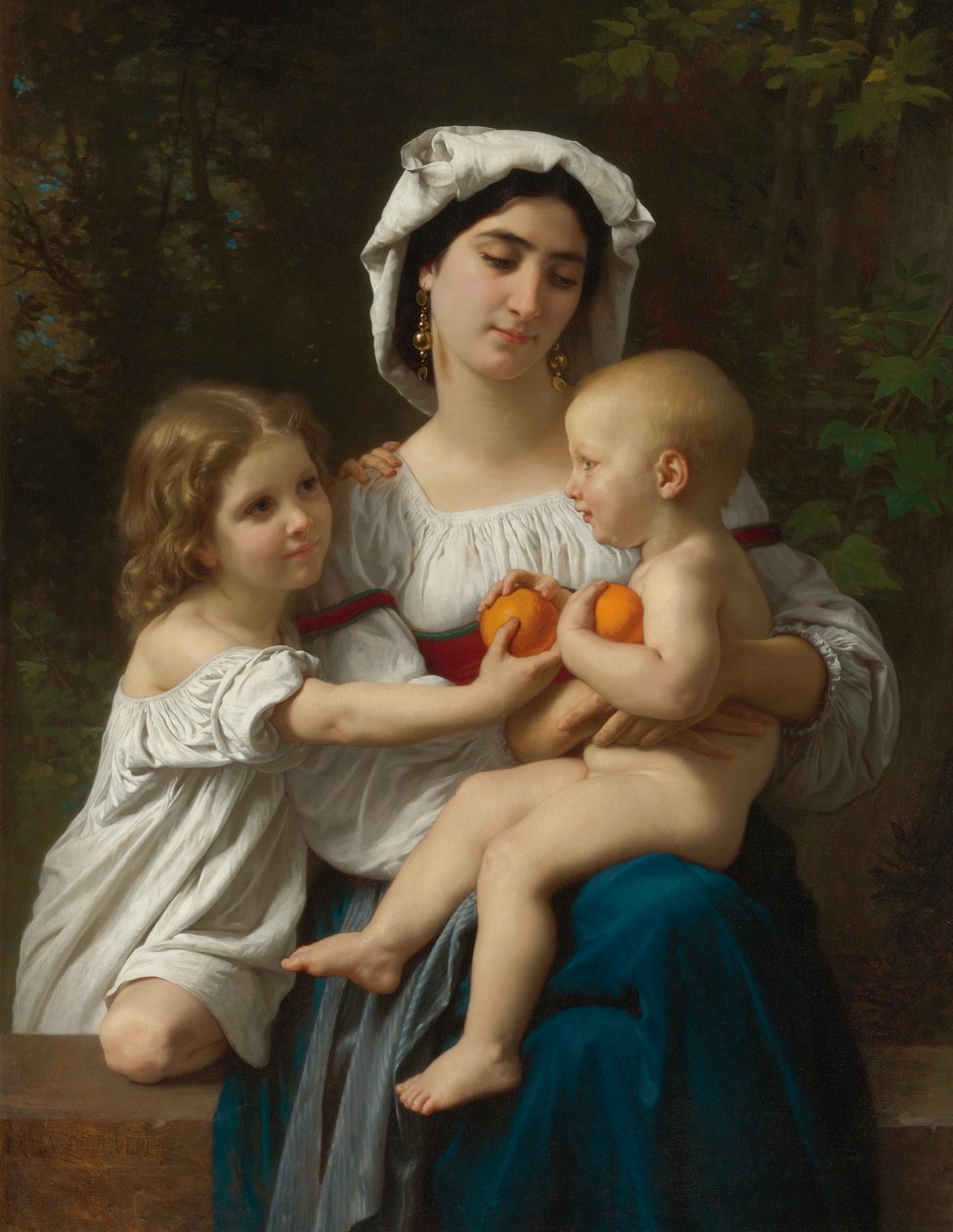 Les Oranges de William Adolphe Bouguereau