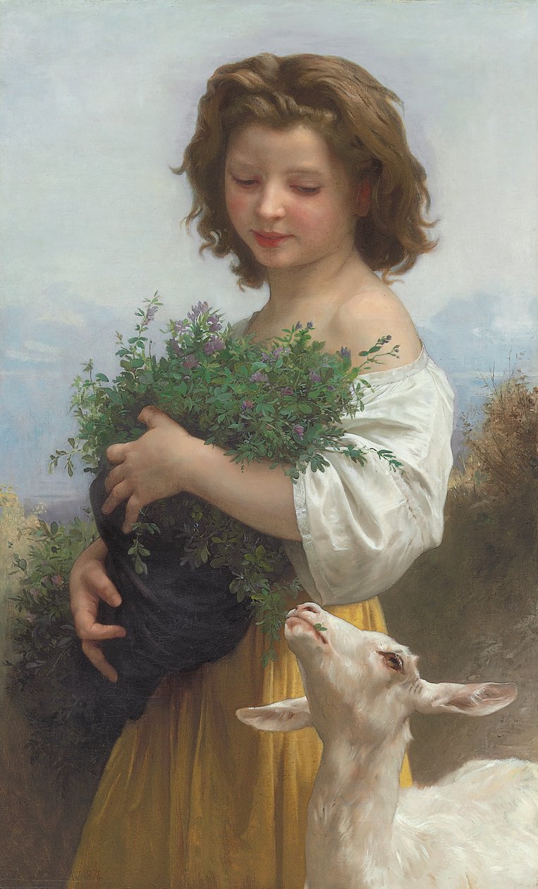 Pequeña Esmeralda, 1874 de William Adolphe Bouguereau