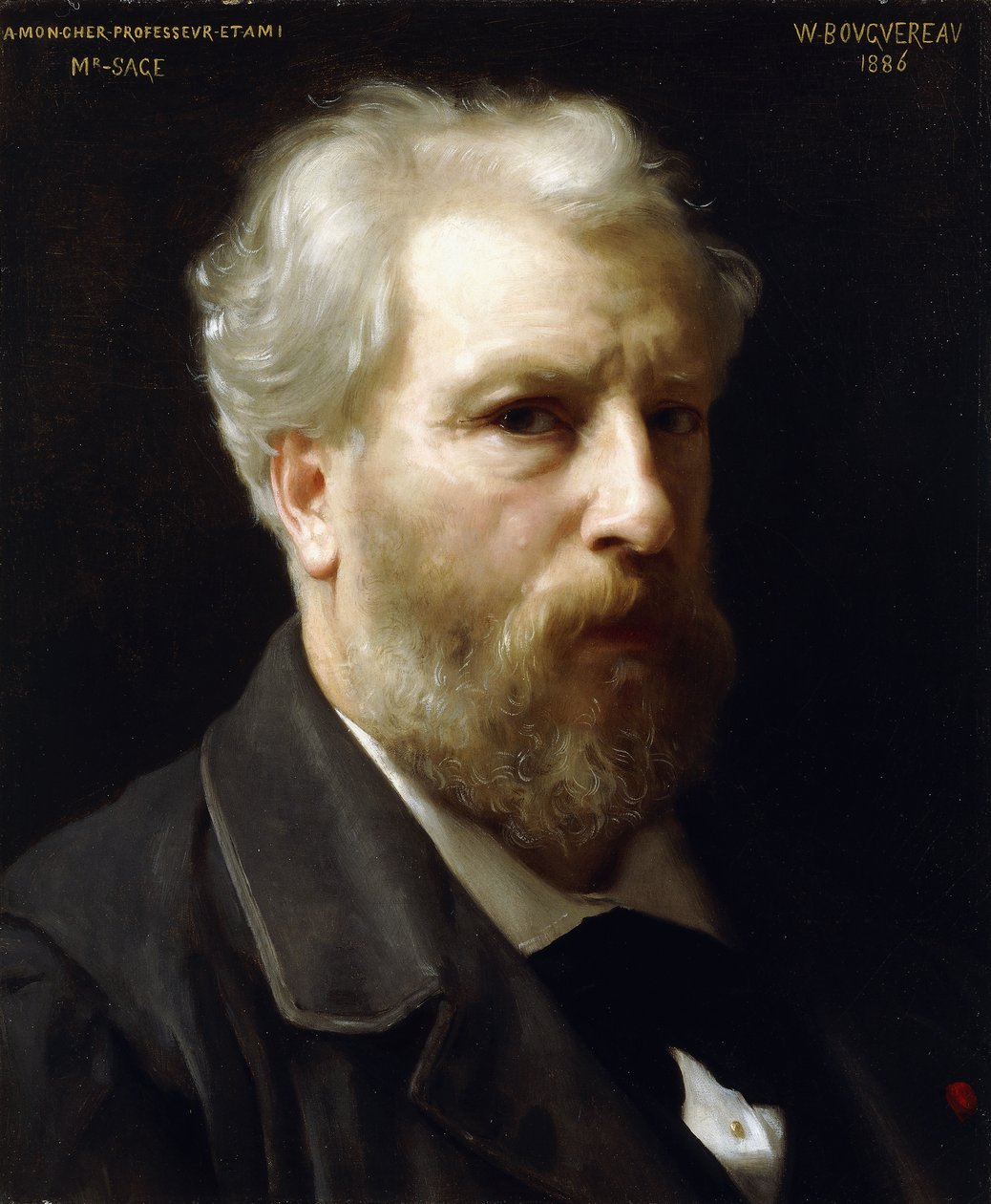 Autorretrato, 1886 de William Adolphe Bouguereau