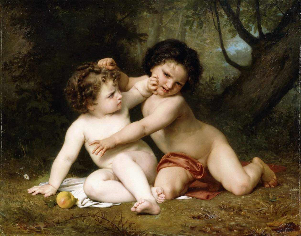 La Pelea, 1864 de William Adolphe Bouguereau
