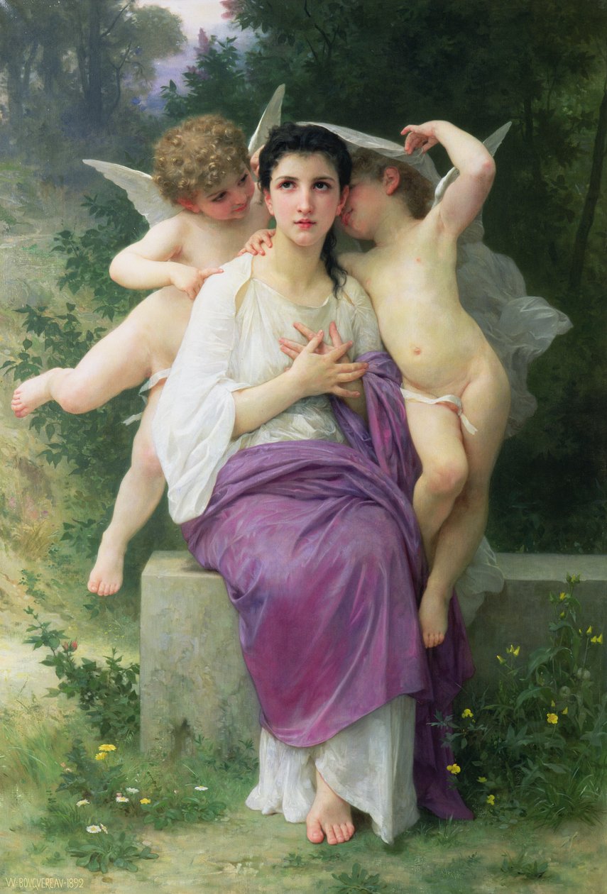 El despertar del corazón, 1892 de William Adolphe Bouguereau