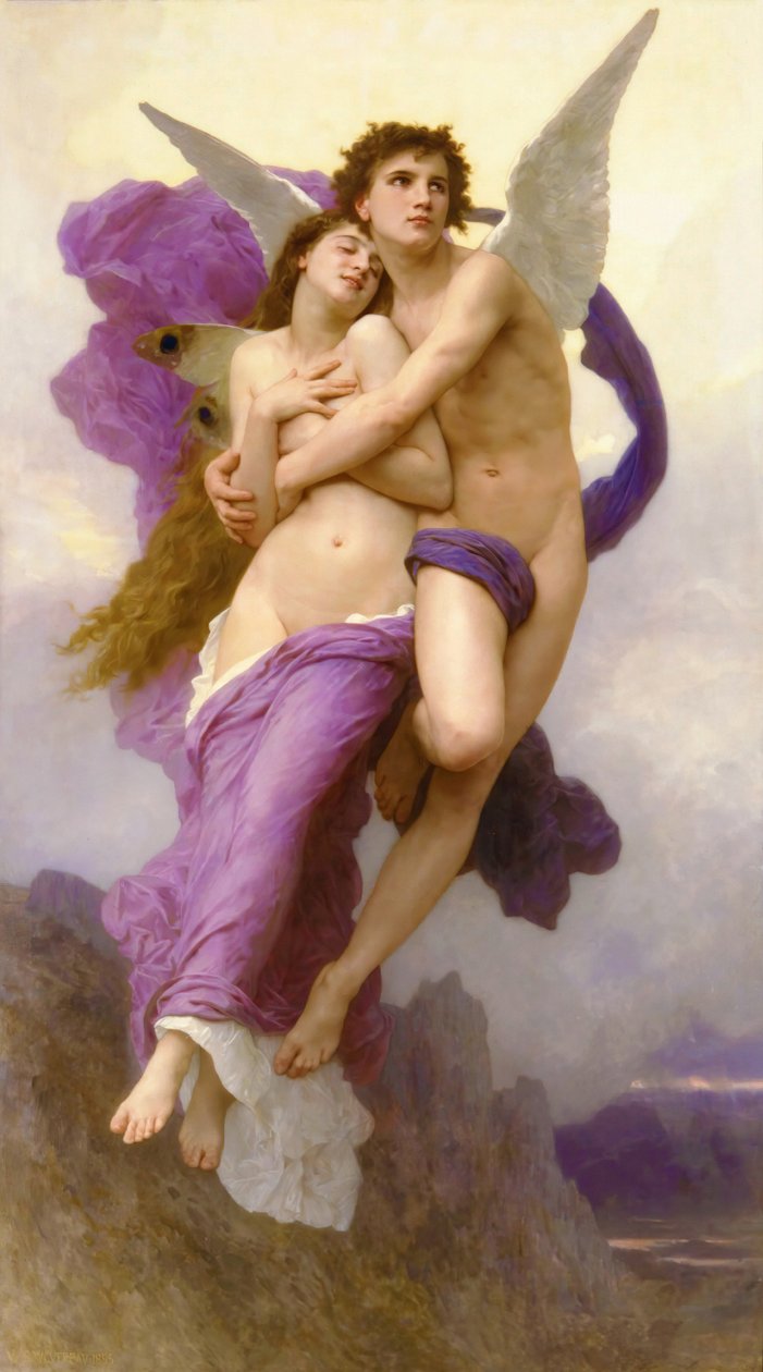 El rapto de Psique, 1895 de William Adolphe Bouguereau