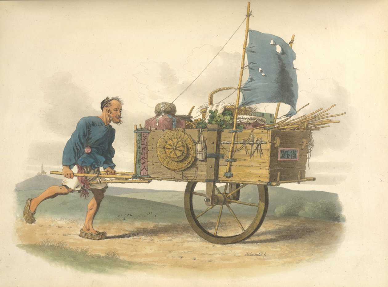 Un porteador chino de William Alexander