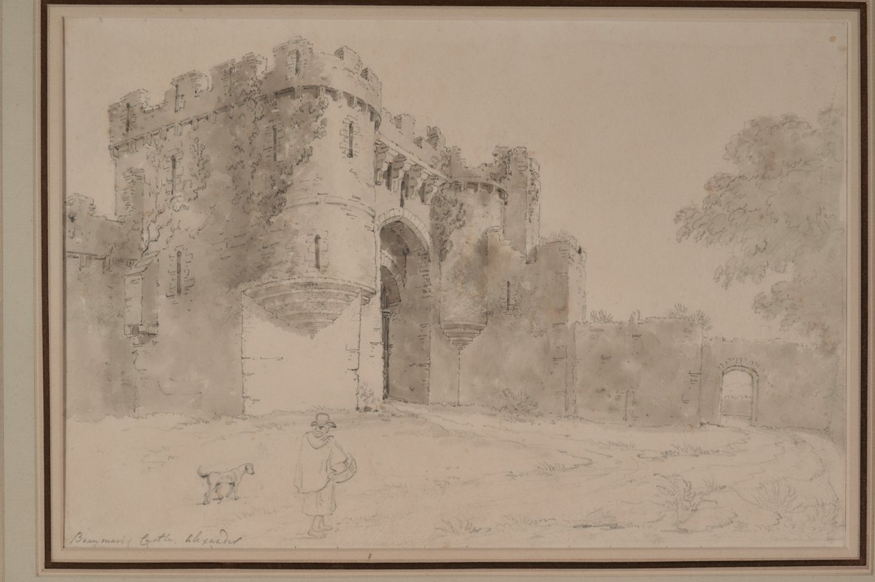 Castillo de Beaumaris, Anglesey de William Alexander