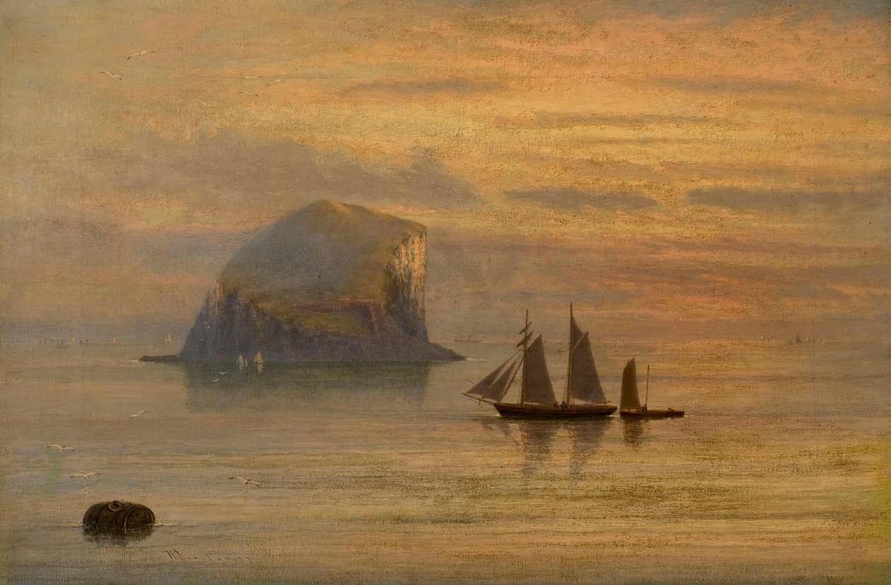 Sin título [The Bass Rock] de William Barclay