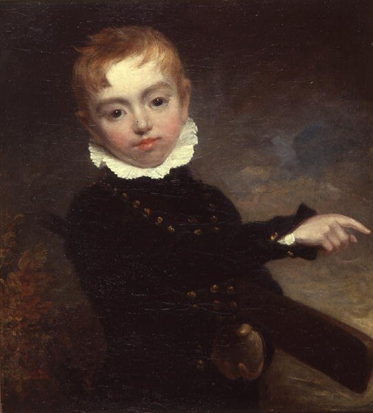 Niño con un bate de cricket de William Beechey
