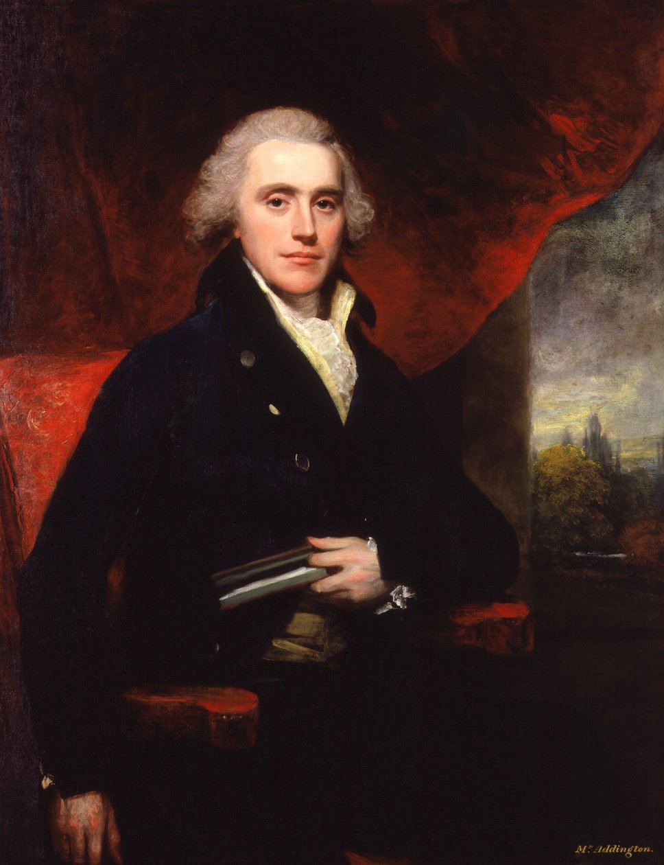 Henry Addington, 1er Vizconde Sidmouth (grabado en 1803) de William Beechey