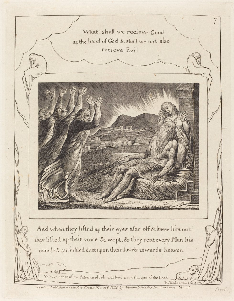 Los consoladores de Job de William Blake