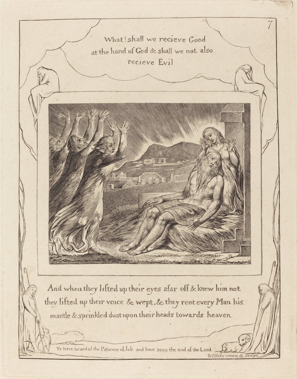 Los consoladores de Job de William Blake