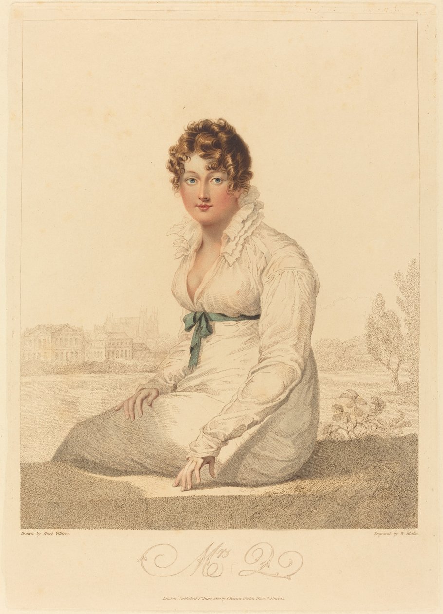 Sra. Q. de William Blake after François Huet