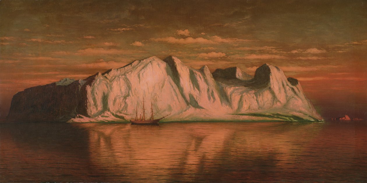 Glaciar Muir, c.1872 de William Bradford