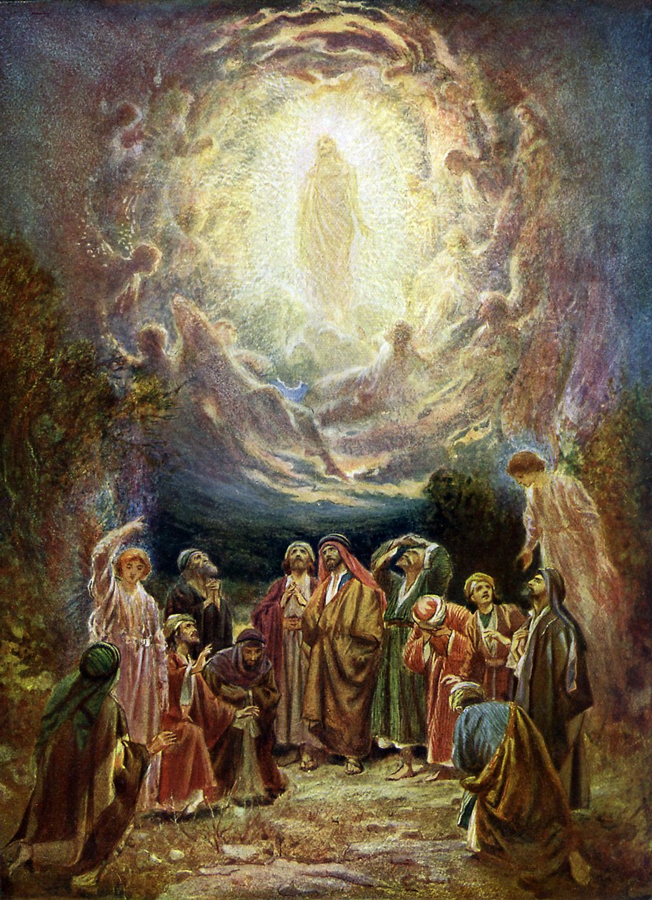 Jesús asciende al cielo - Biblia de William Brassey Hole