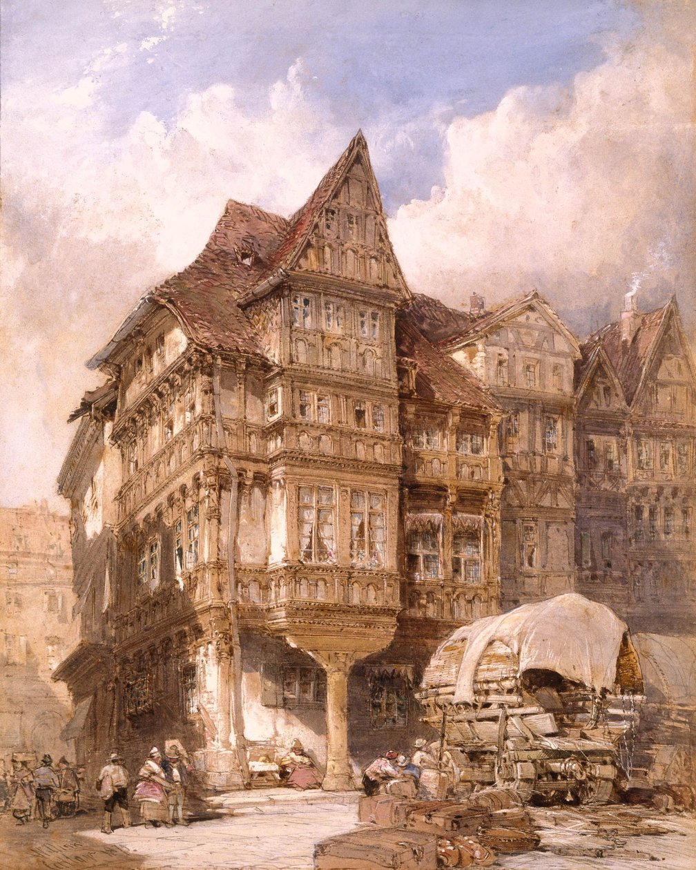 Casa de Alberto Durero en Núremberg de William Callow