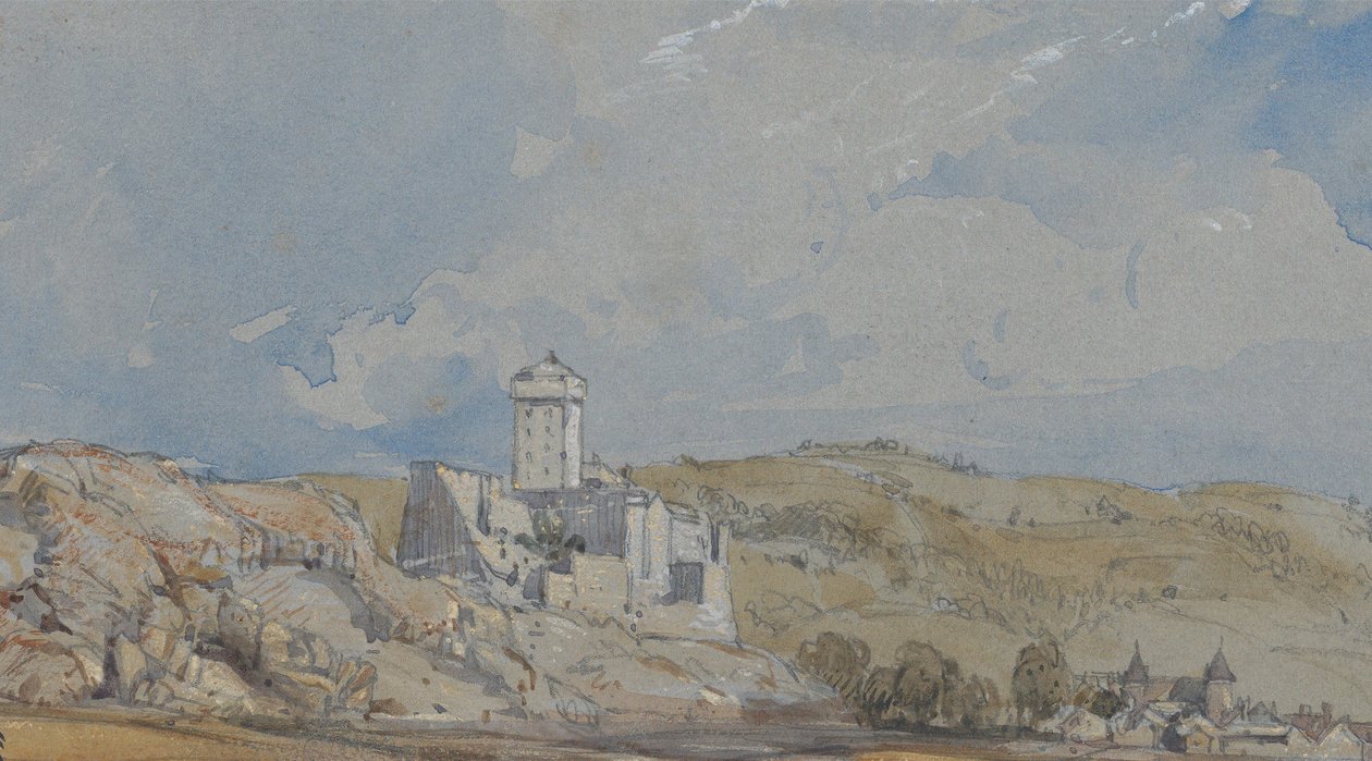 Château de Lourdes, 11 de julio de 1836 de William Callow