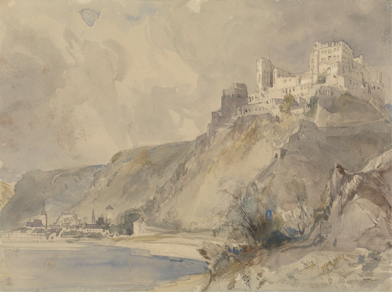 Rheinfels y St. Goar de William Callow