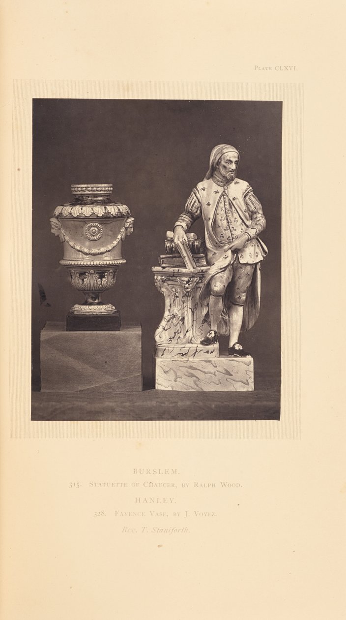 [Jarrón y estatua] de William Chaffers