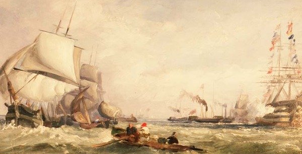 Regata de Cowes de Clarkson Frederick Stanfield