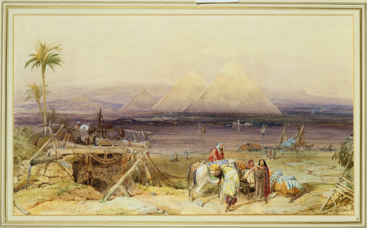 En el Nilo, Egipto, 1846 de Clarkson Frederick Stanfield