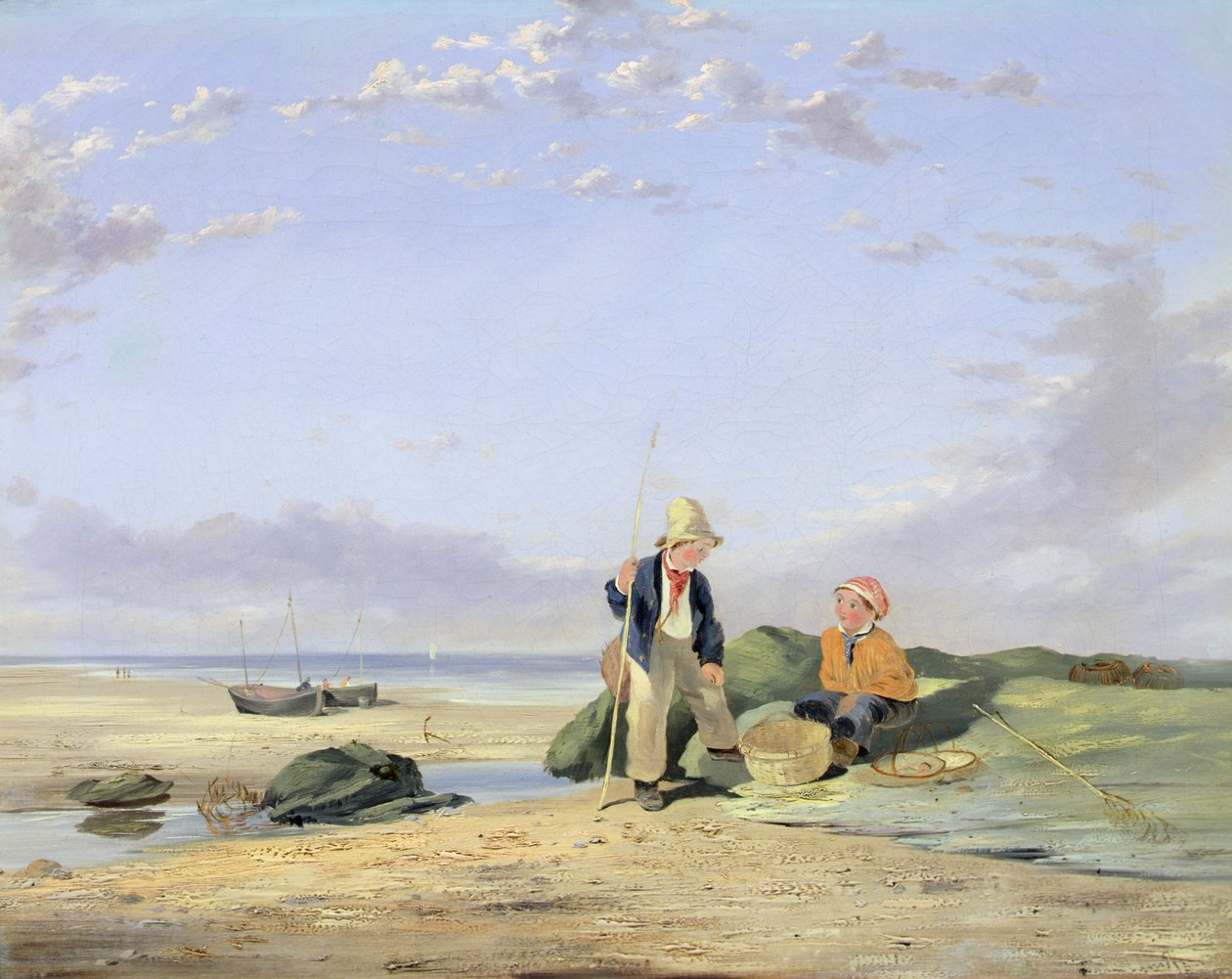Figuras en una playa de William Collins