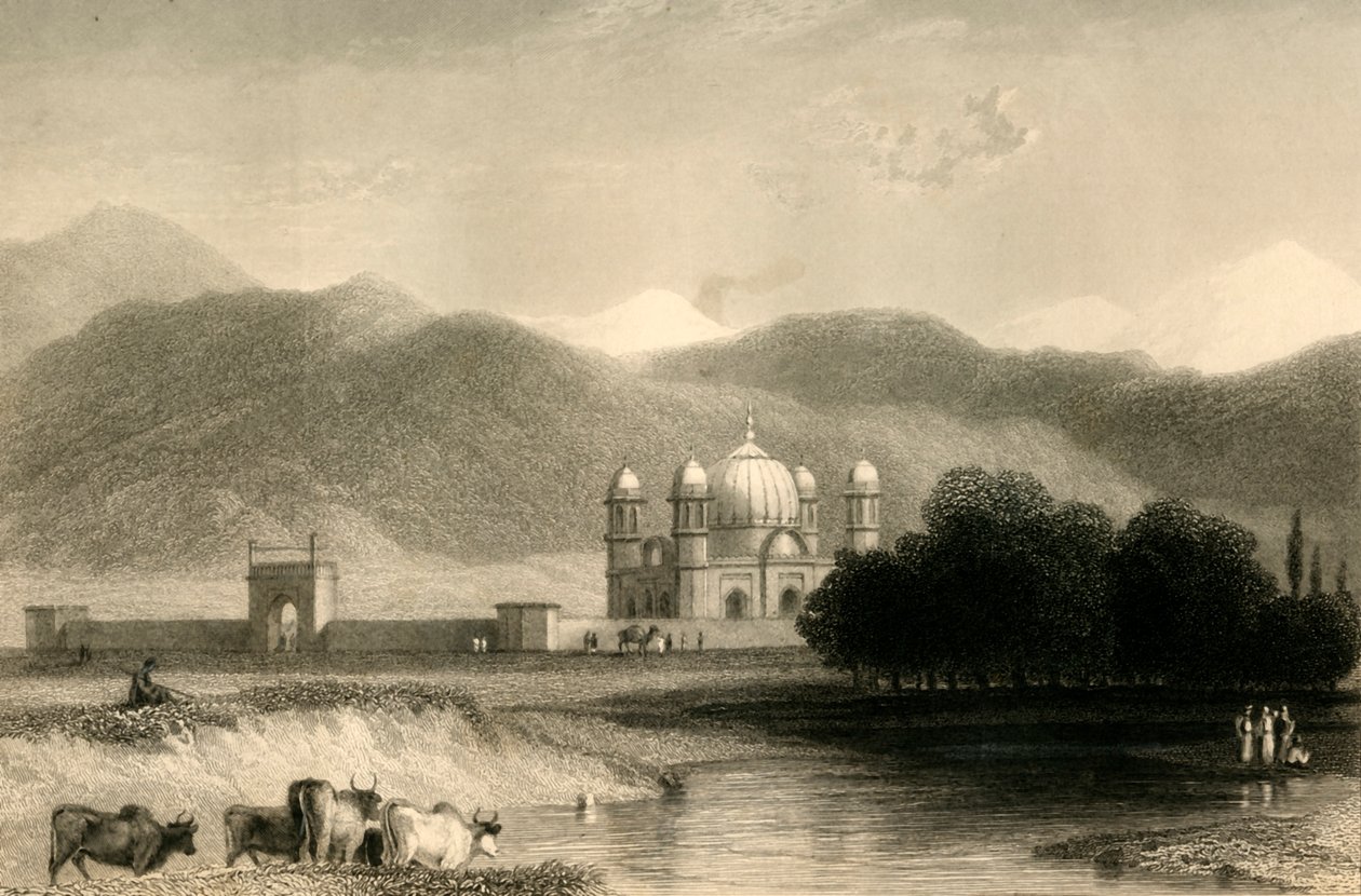 En Nujibabad, Rohilcund, 1835 de William Daniell