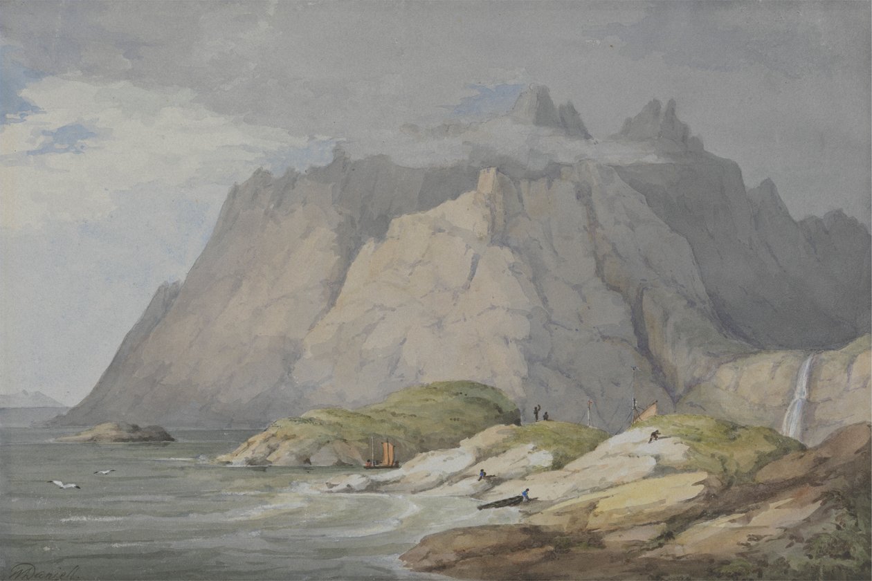 Loch Scavaig, Isla de Skye de William Daniell