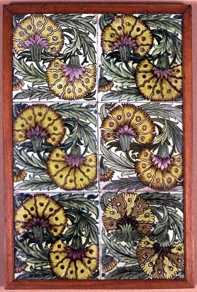 Panel de azulejos de William de Morgan