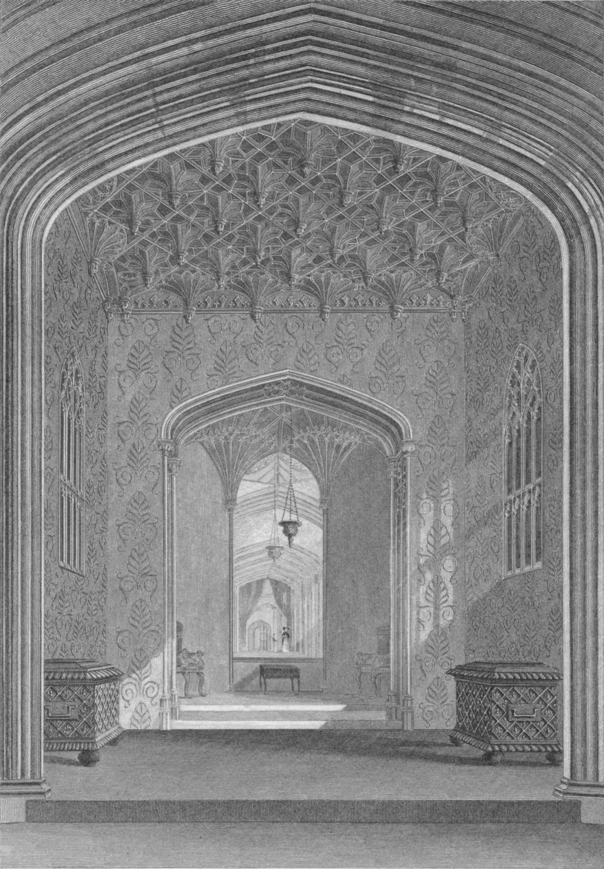 Abadía de Fonthill, El Oratorio, 1824 de William Deeble