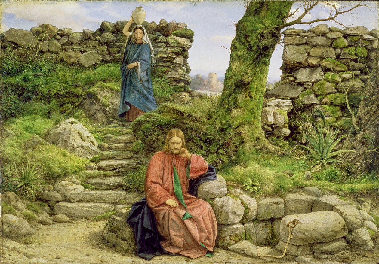 La mujer de Samaria, 1860 de William Dyce