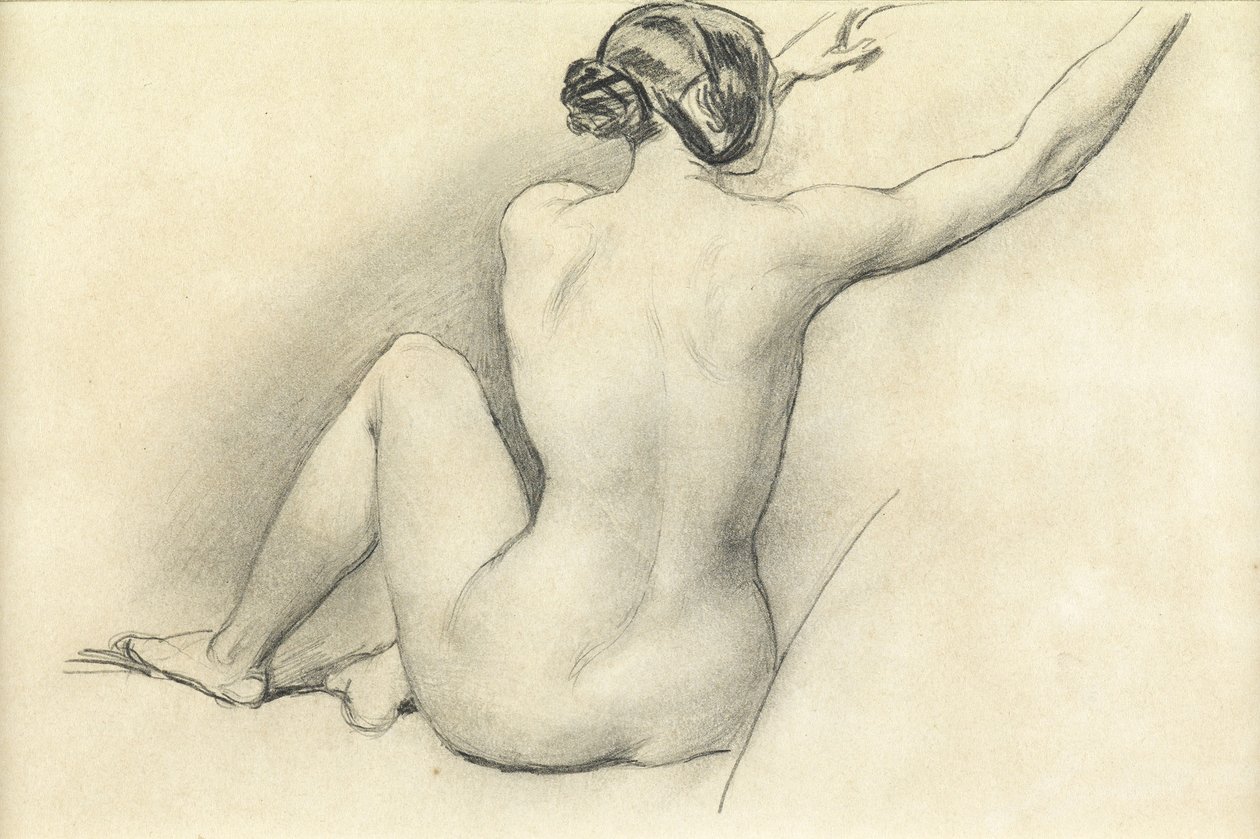 Desnudo Sentado de William Edward Frost