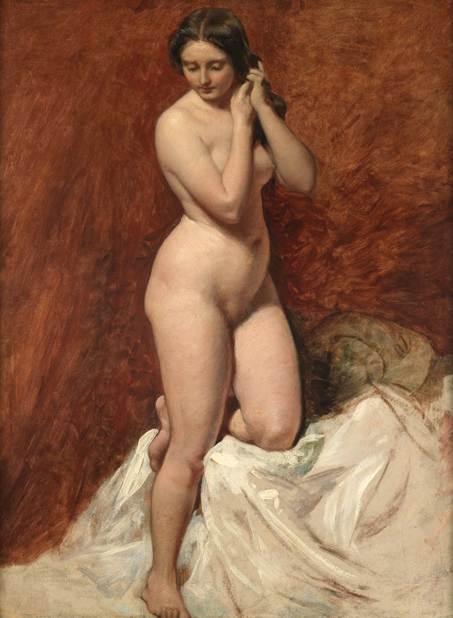 Desnudo de frente de William Etty