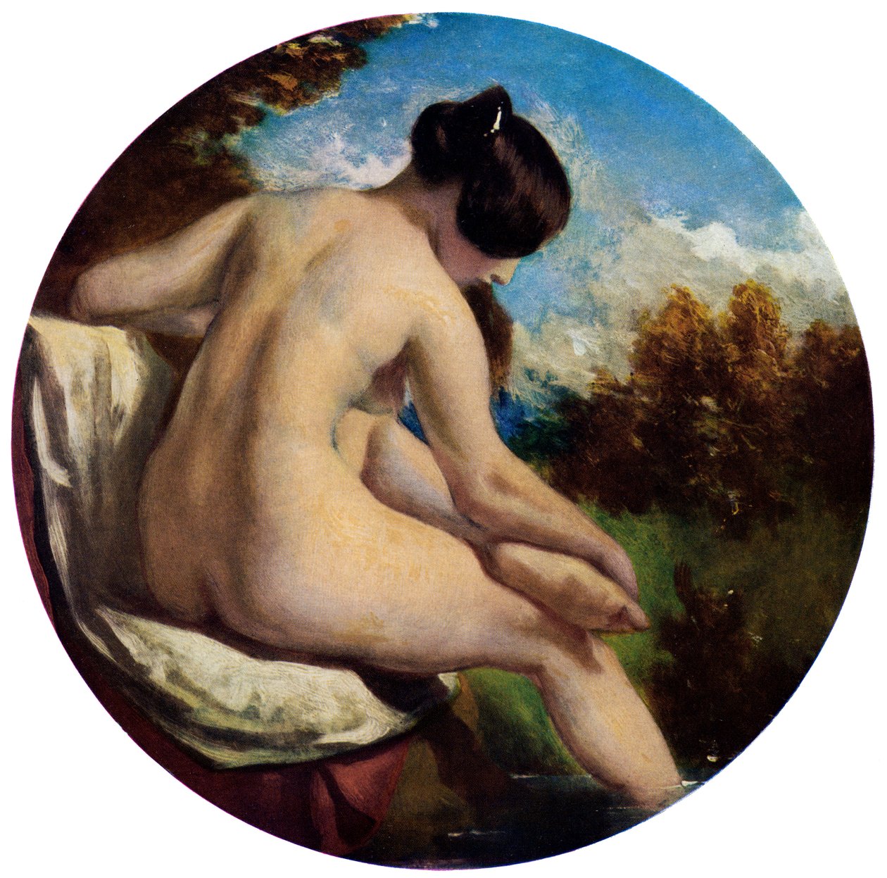 El Bañista, siglo XIX de William Etty