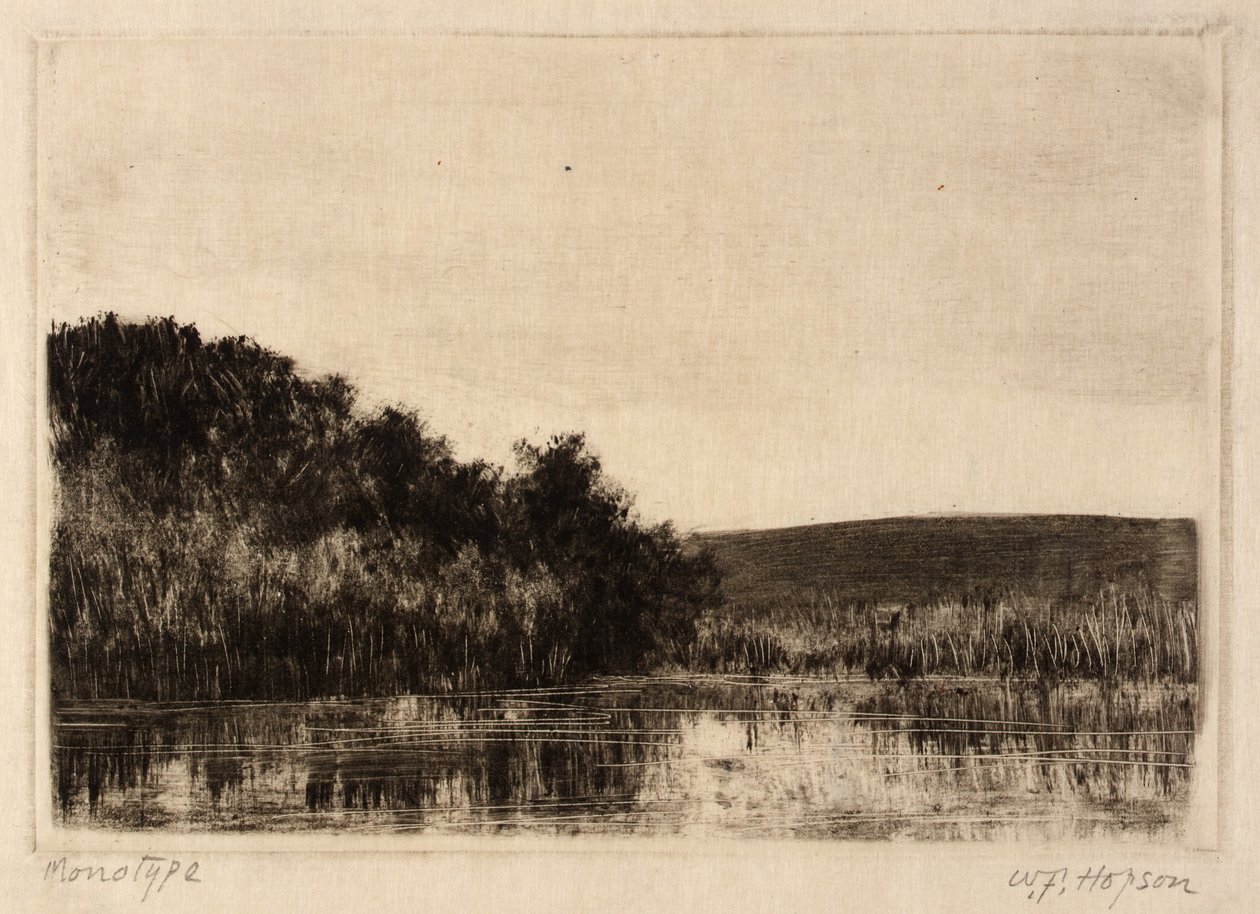 Paisaje fluvial de William Fowler Hopson