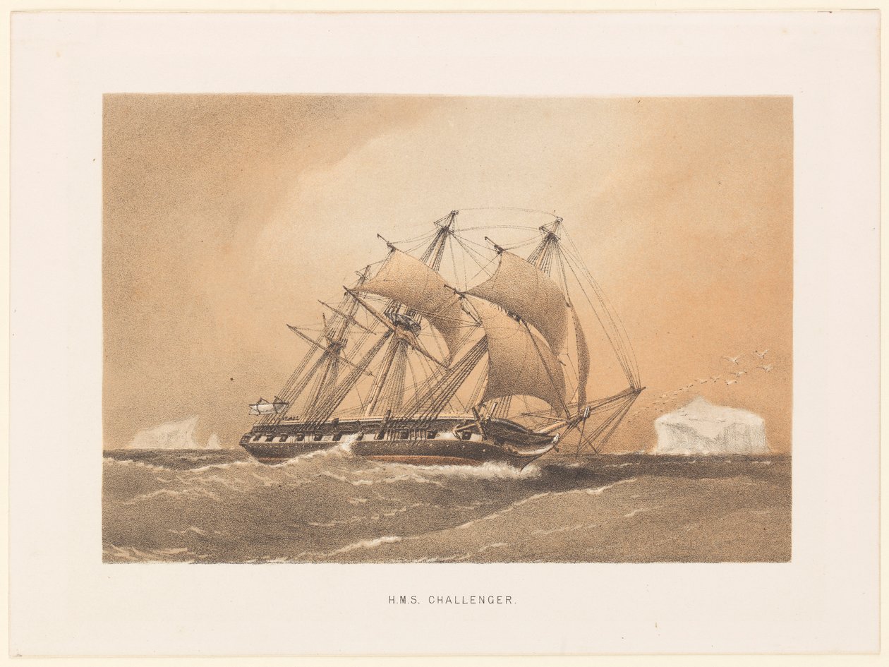 HMS "Challenger de William Frederick Mitchell