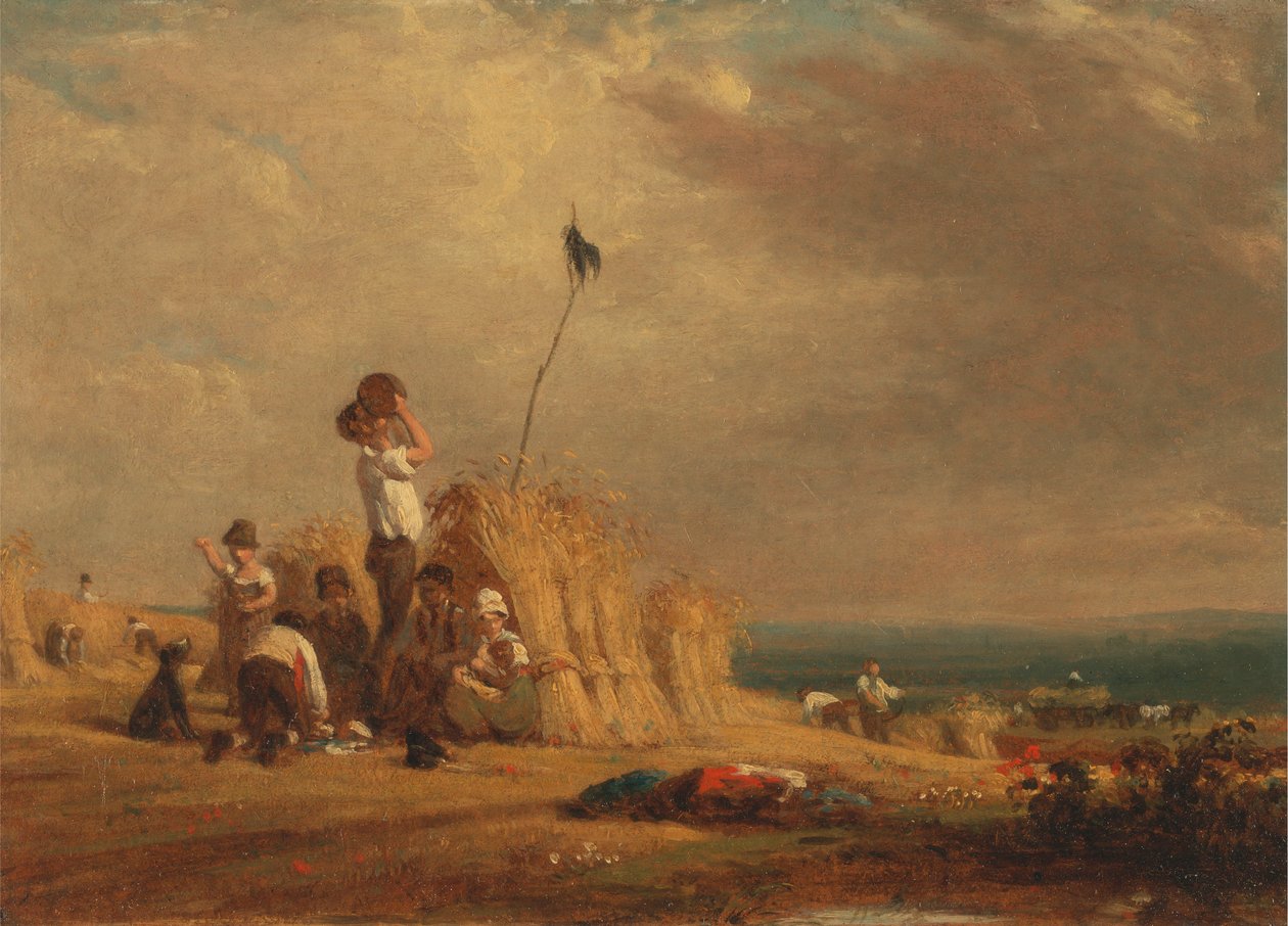 Descanso del mediodía, Cosecha de William Frederick Witherington