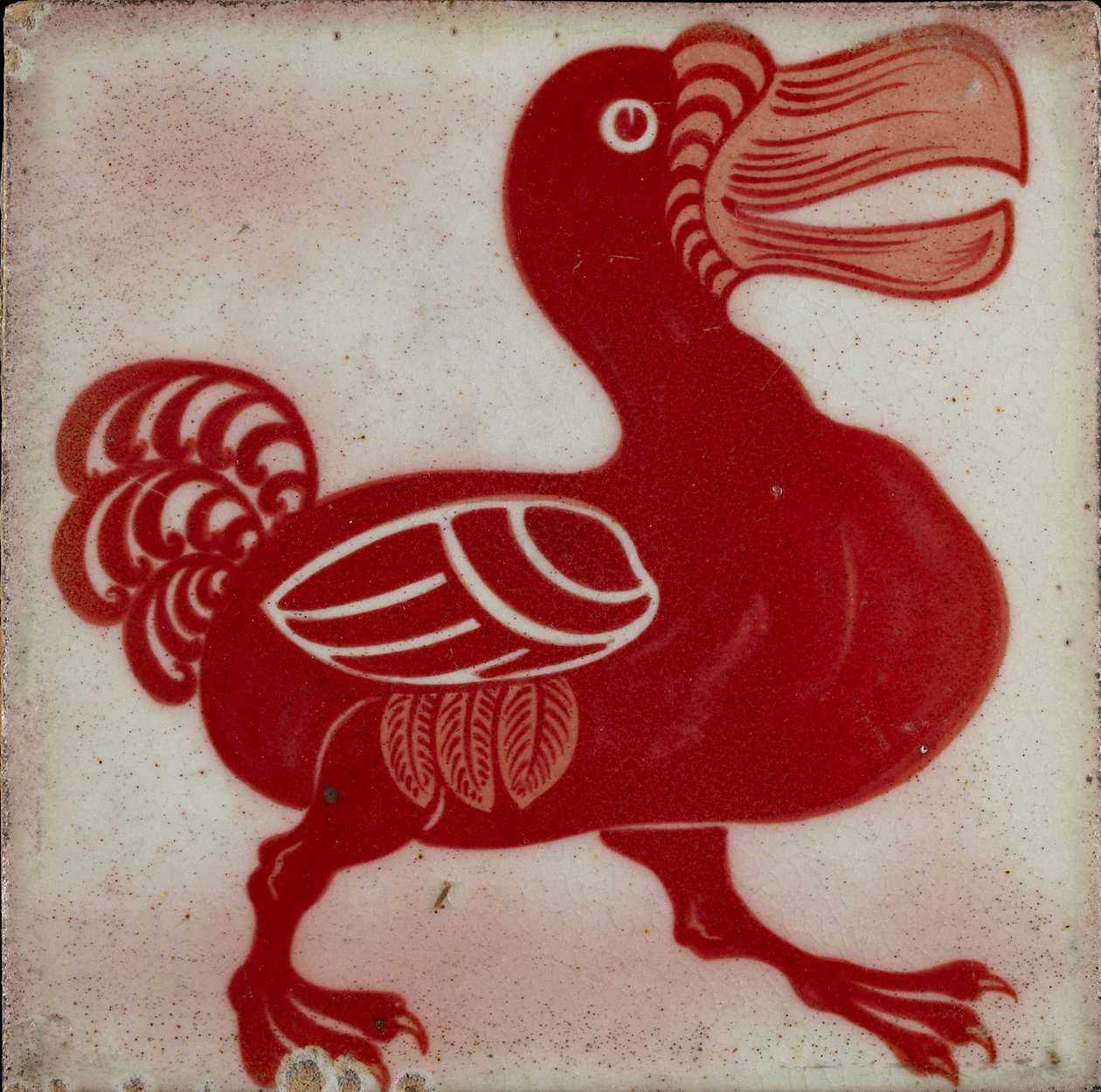 Azulejo con dodo de William Frend De Morgan