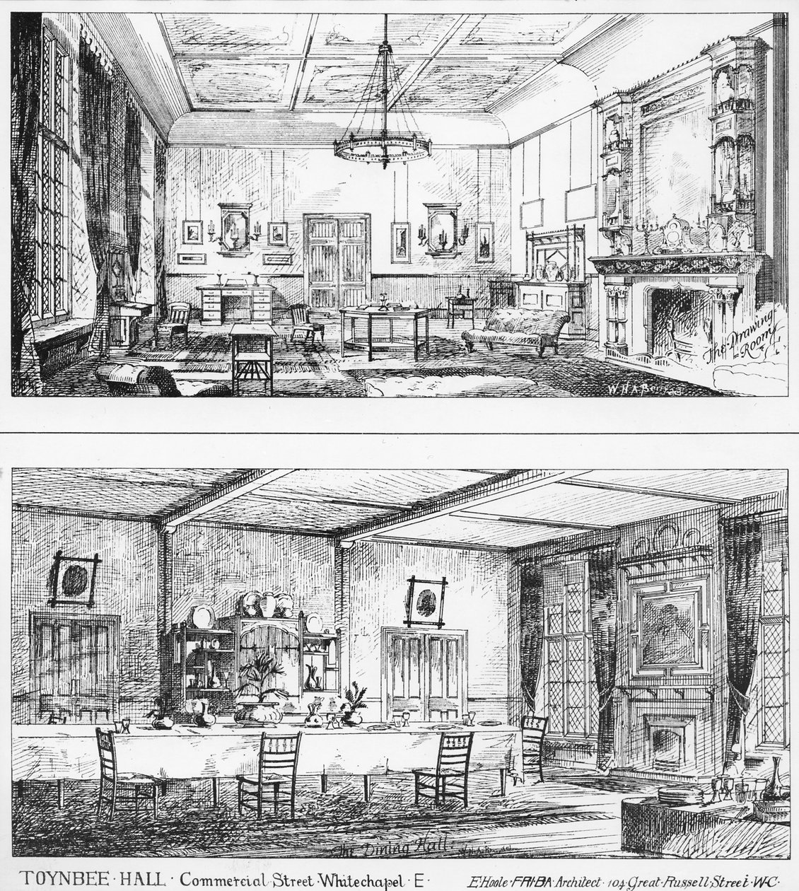 Interior de Toynbee Hall de William H Atkin Berry