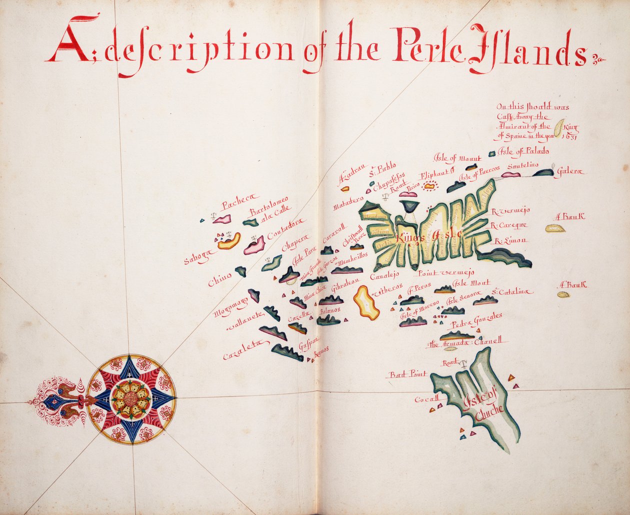 Descripción de las islas Perle de William Hack