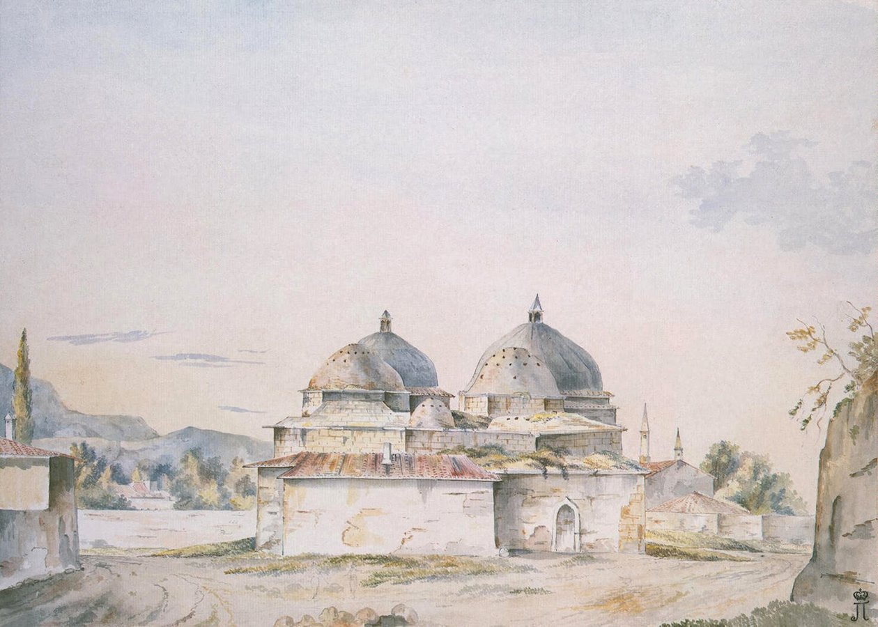 Baños en Bakhchisaray, 1787 de William Hadfield
