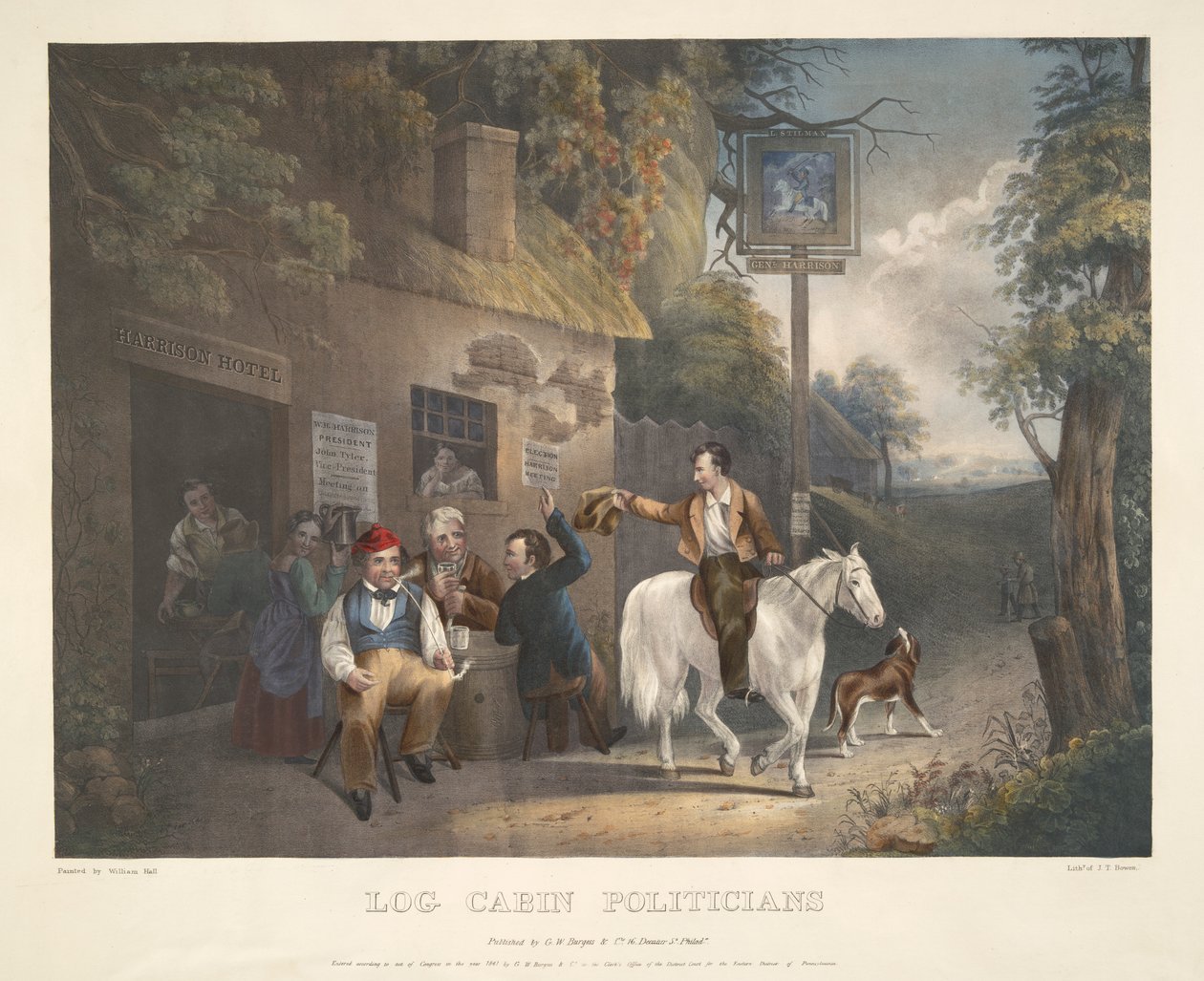 Políticas de la cabaña de madera de William Hall