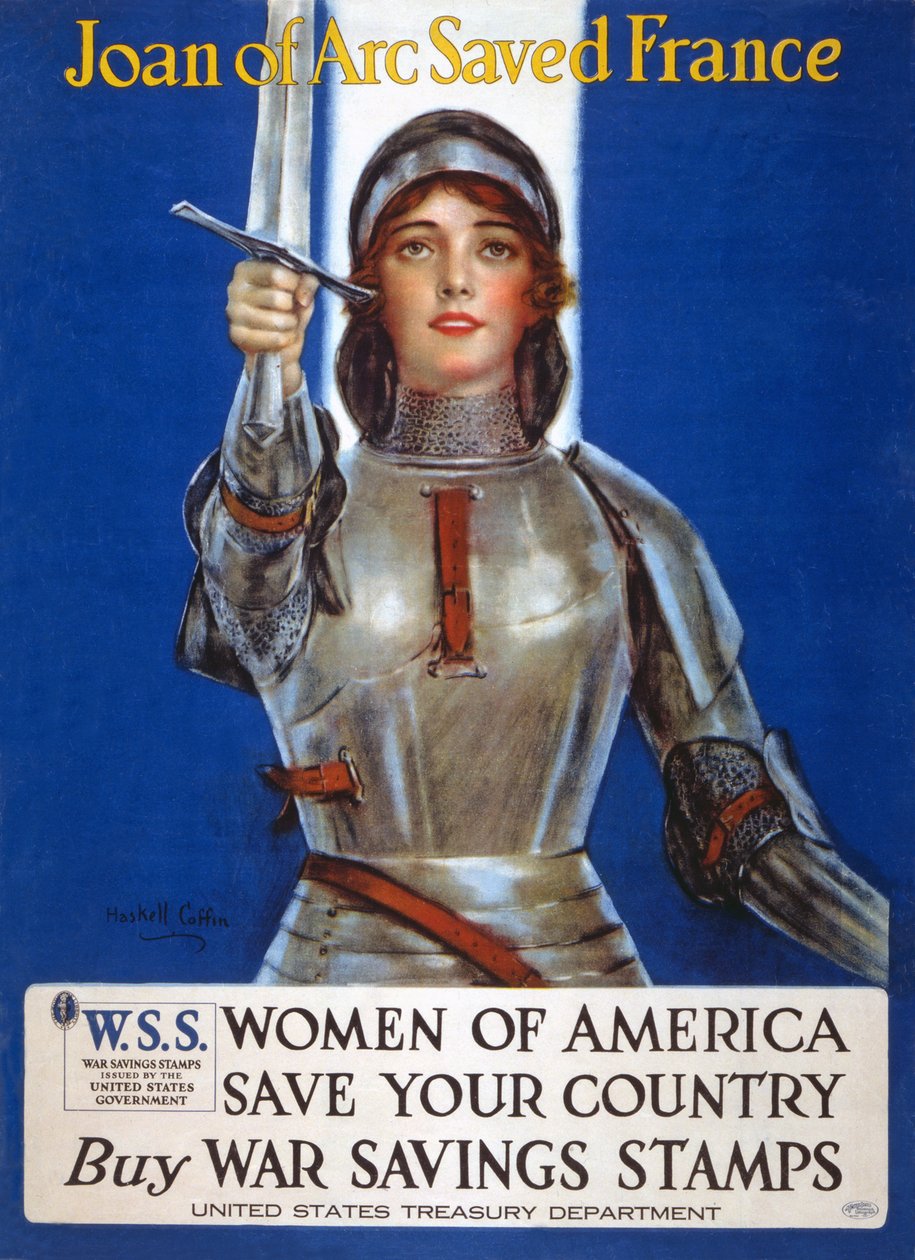 Juana de Arco salvó a Francia, 1918 de William Haskell Coffin
