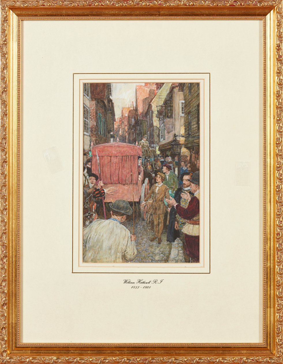 Un atasco de tráfico isabelino de William Hatherell
