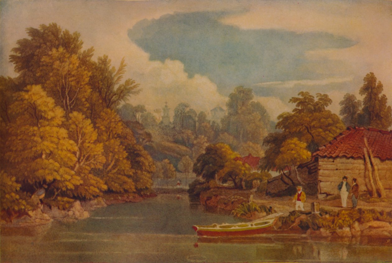 Riverside, siglo XIX, 1935 de William Havell
