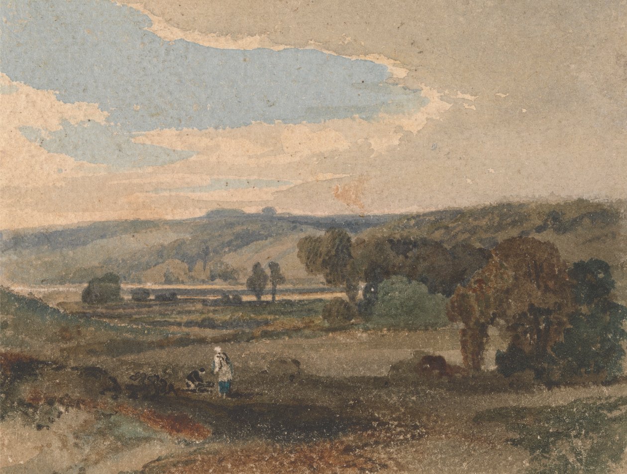 Paisaje galés de William Havell