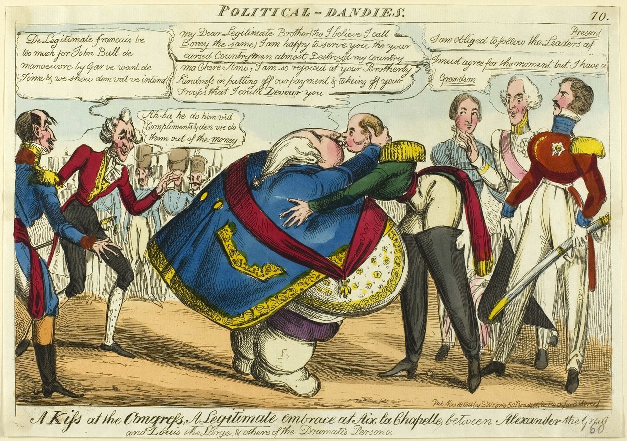 Un beso en el Congreso de William Heath