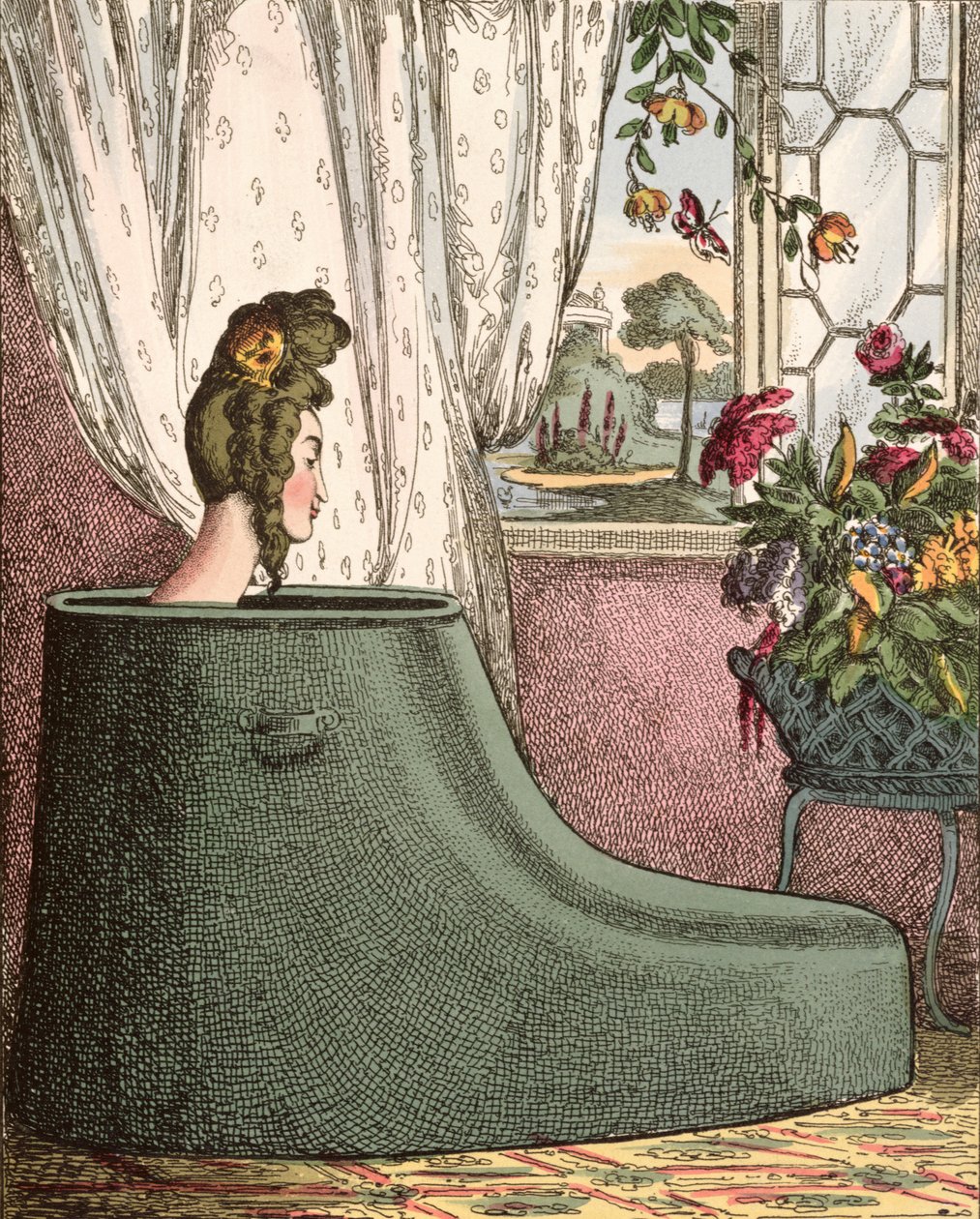 Un lugar agradable en clima cálido, c.1800 de William Heath