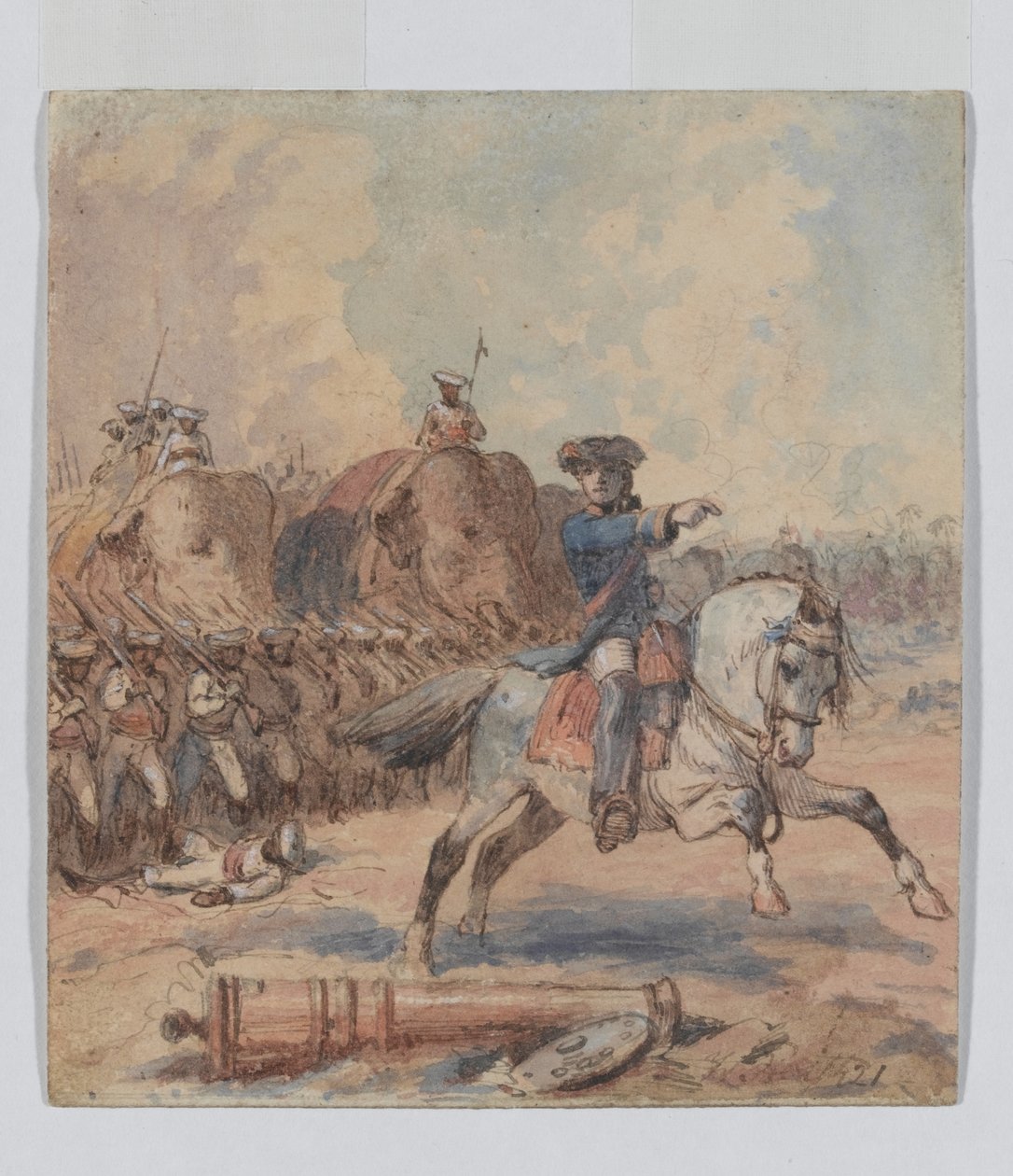 Clive en Plassey, 1757 de William Heath