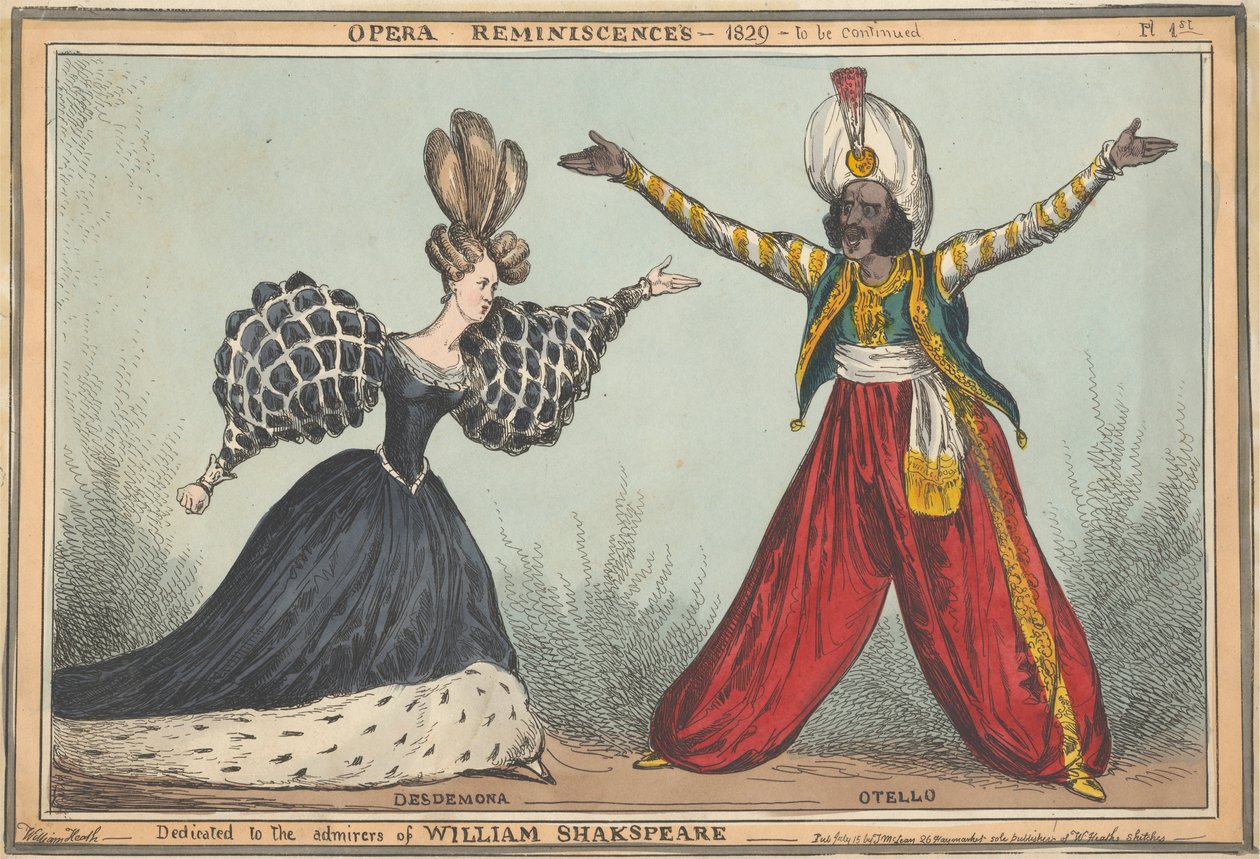 Opera Reminiscences: Desdemona and Otello de William Heath